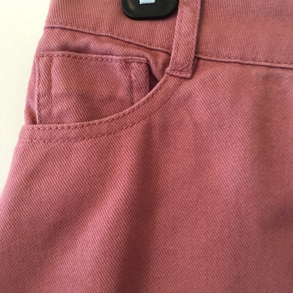 CLOSET CLEAR OUT SALE - Denim mini skirt - pink! - Picture 3 of 9